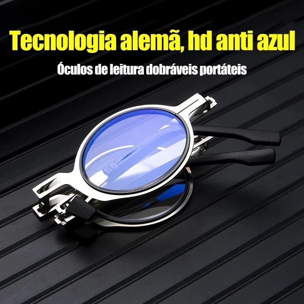 Óculos de proteção leves dobráveis de alta definição Anti-luz azul portátil dobrável