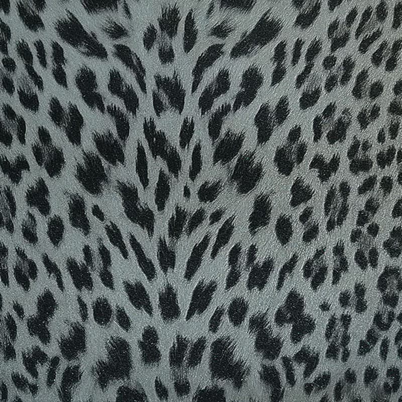 Papel de Parede Animal Print Cinza Escuro Detalhes em Brilho Glitter - Coleção Adi Tare 2 | Kantai