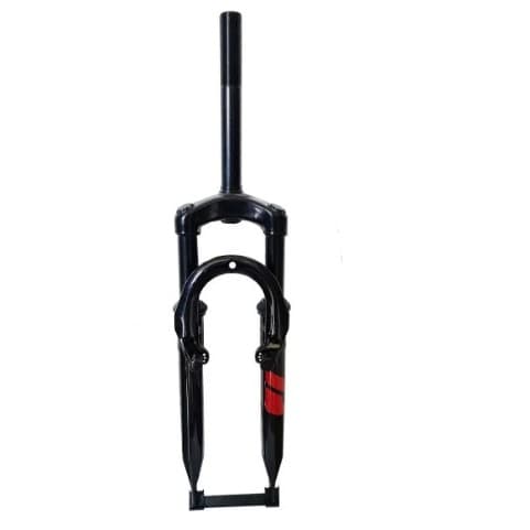 Garfo Aro 26 Suspensão para Bicicleta, Rosca, 21.1 Espiga 180mm, Aço Preto, para V-Brake -Veloforce