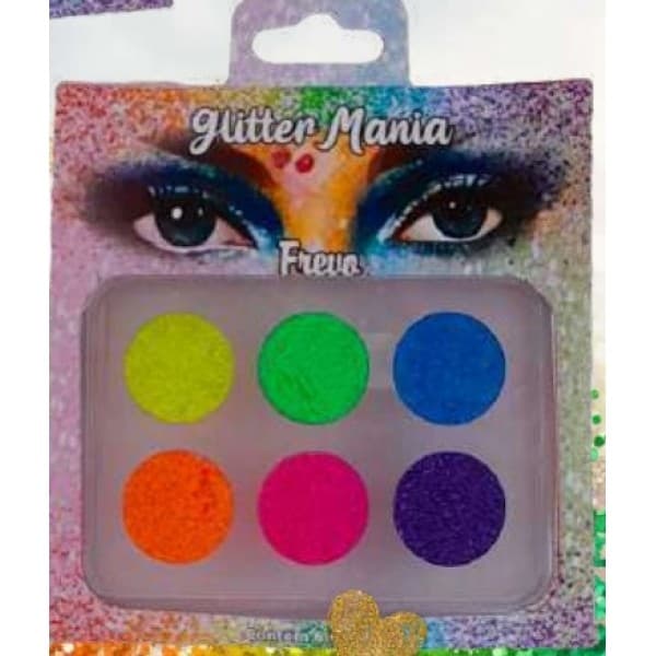 SOMBRA PALETA GLITTER FREVO COM 6 CORES