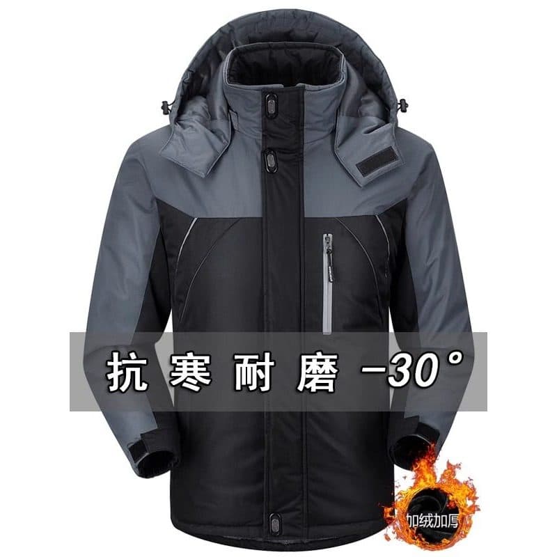 Forro de lã engrossado jaqueta acolchoada de algodão jaqueta masculina inverno Casual Plus Size jaqueta masculina acolch