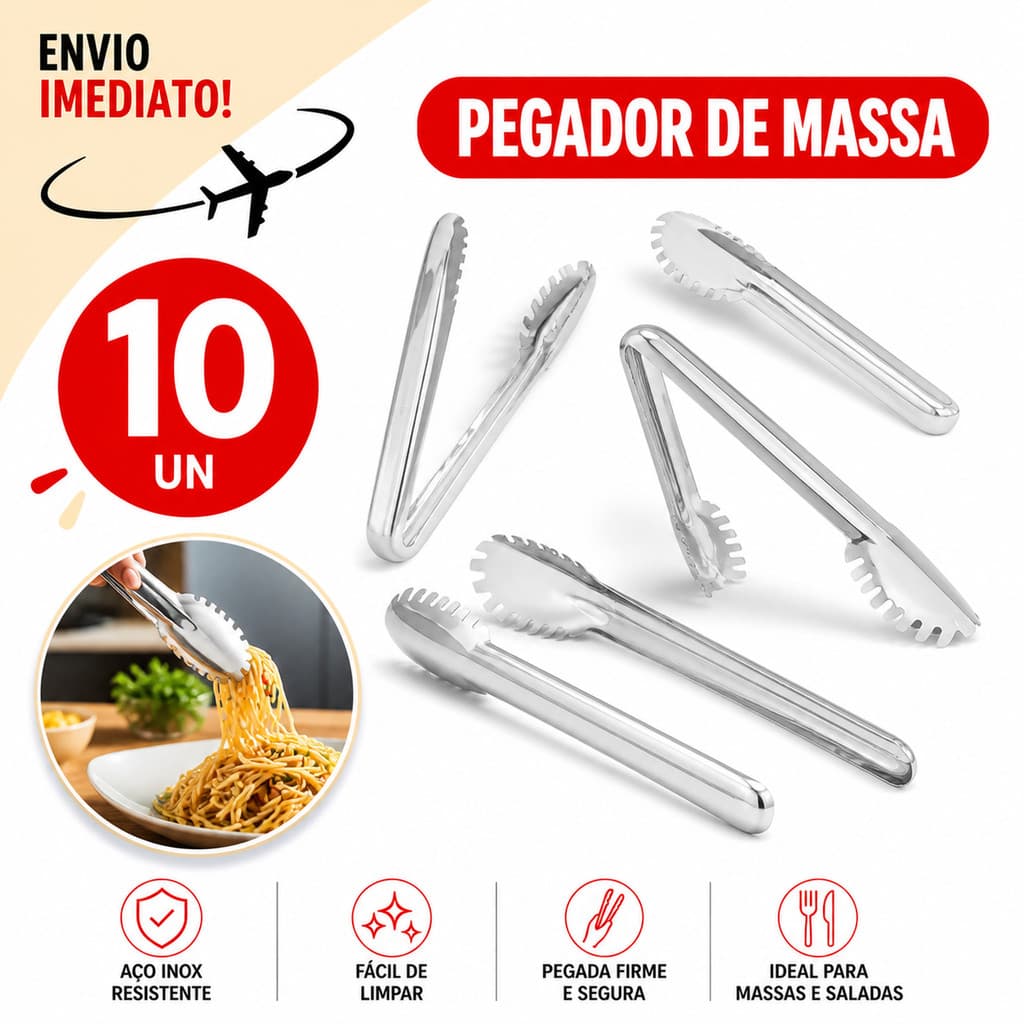 10 Unidades Pegador Universal De massa 20cm Profissional cozinha * Envio Imediato *