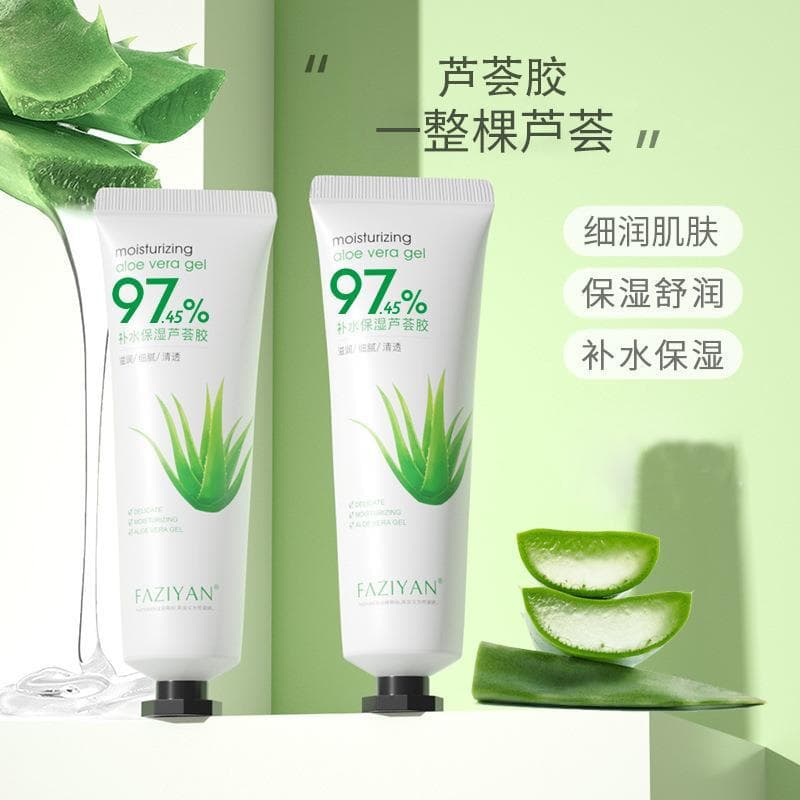 Fangziyan Hidratante Hidratante Aloe Vera Gel Calmante Gel Hidratante 300g Creme Homens Mulheres Creme Hidratante de Alo