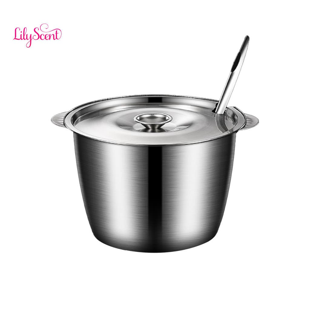 Rust-resistant Oil Container Storage Stainless Steel Cooking with Strainer Lid Easy-grip Handle for Kitchen for Southeas
