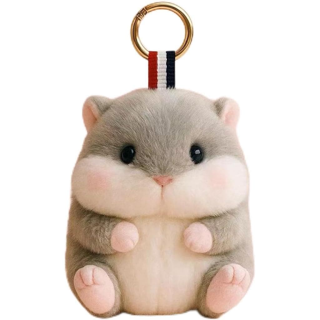 Fofo ​ Chaveiro De Hamster De Pelúcia Macio-Animal Para Mochilas , Bolsas , Presente