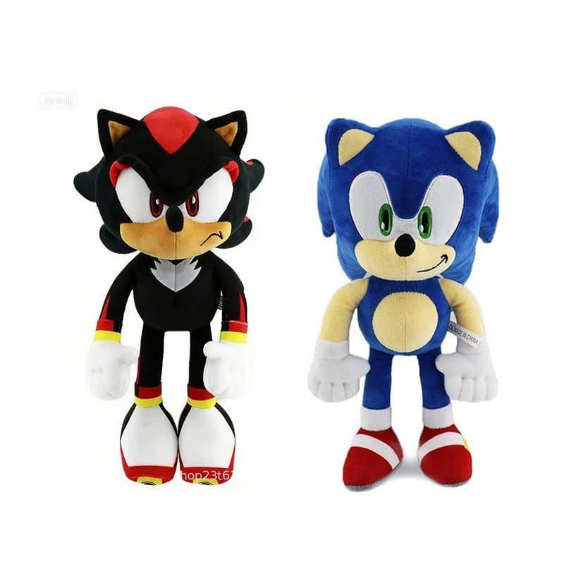 Novo Boneco de Pelúcia Ouriço Super Sonic Tails Knuckles Brinquedo de Anime LXPX