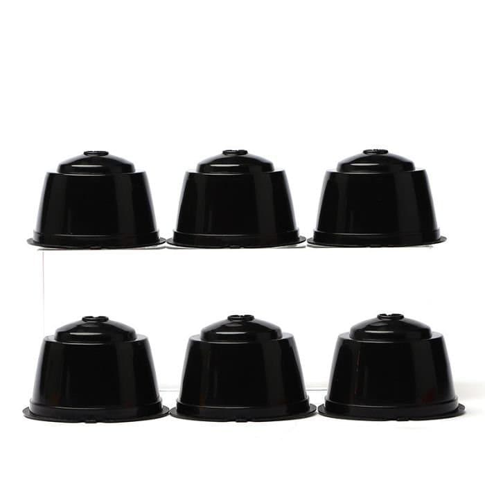 2/3/4 Pcs CáPsula Café ReutilizáVel TrêS CoraçõEs/Dolce Gusto Preto PromoçãO
