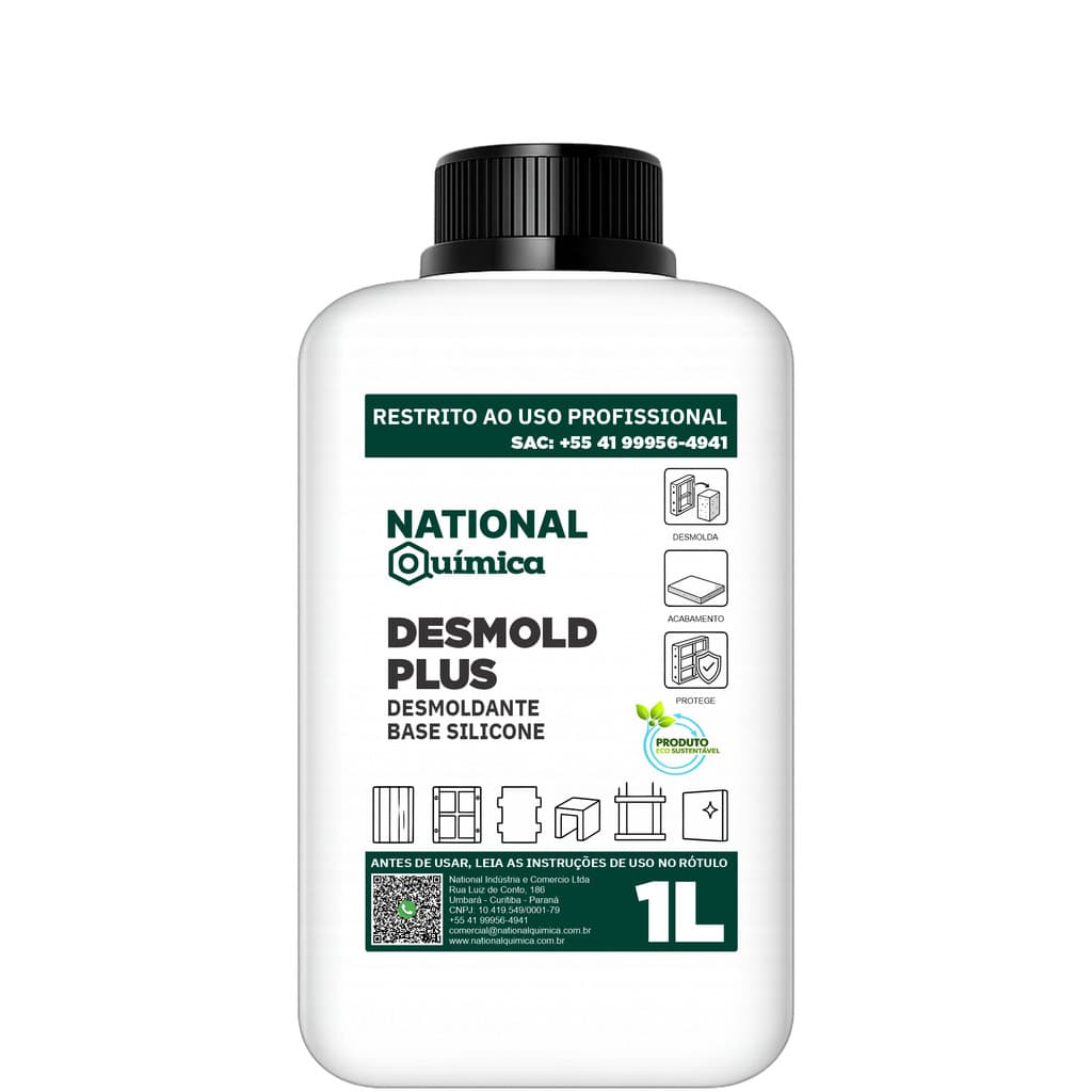 Desmoldante à Base de Silicone 1 L Desmold Plus National Química