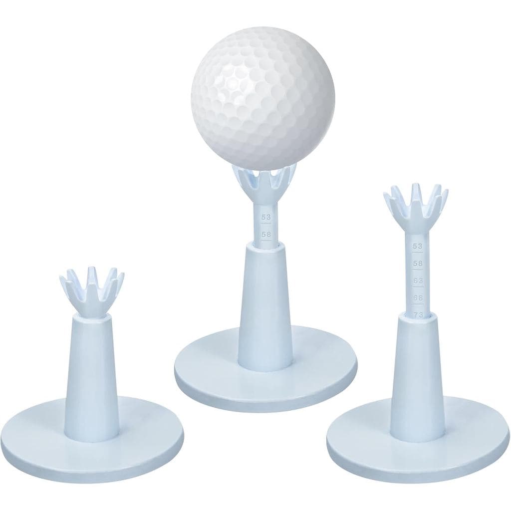 Tees de Golfe Ajustáveis - Tees de Golfe de Borracha Inquebráveis para Campo de Prática e Simulador - Acessórios Essenci