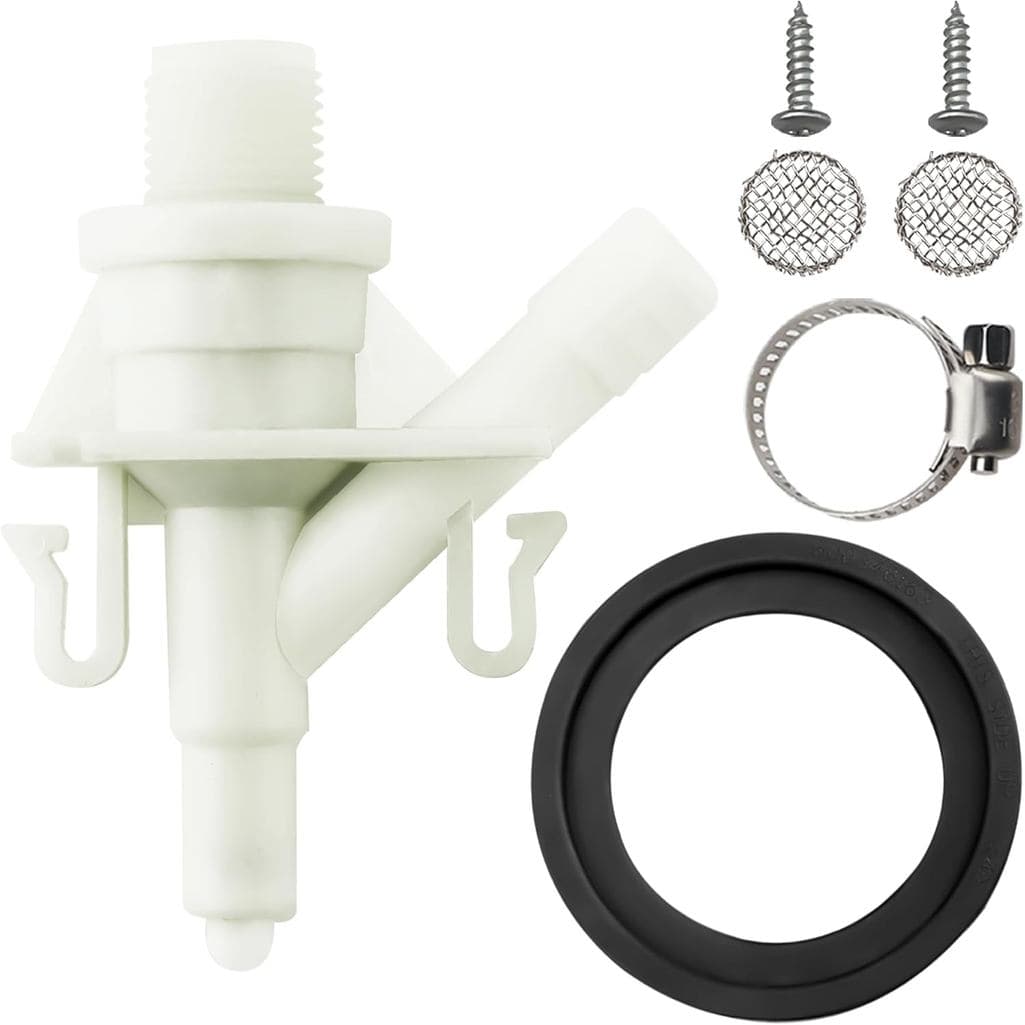 385311641 Kit de Substituição da Válvula do Vaso Sanitário RV para Dometic 300 | 301 | 310 | 311 | 320 | Válvulas de des