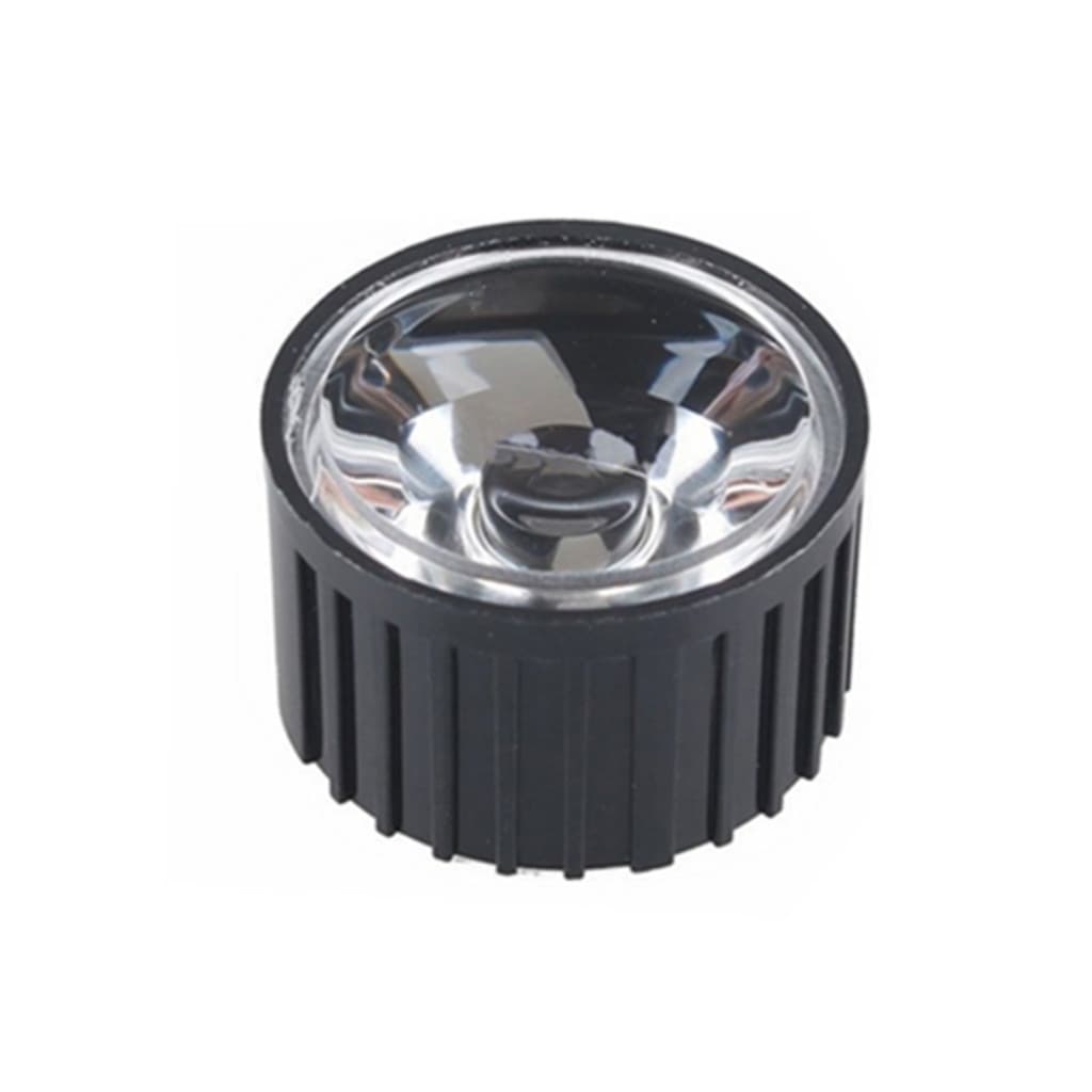 Kit Lente 5x 10x 20x Colimadora Suporte Preto Para Aquario Luminaria 3w 1w Difusão 45º 60º 90º 120º