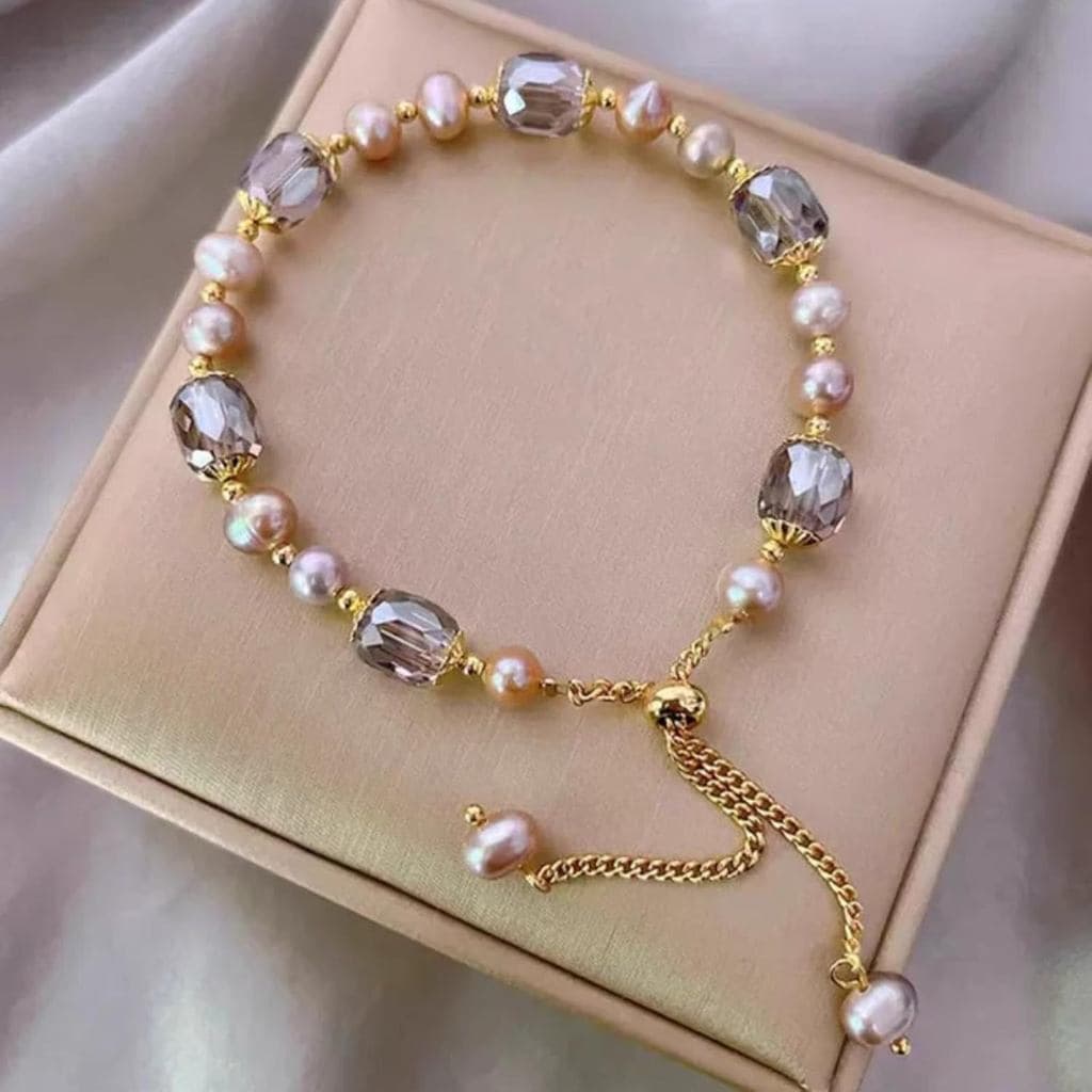 Pulseira de Prata para Mulheres, Pulseiras de Corrente com Pingentes Ajustáveis e em Camadas, Joias Delicadas e Elegante