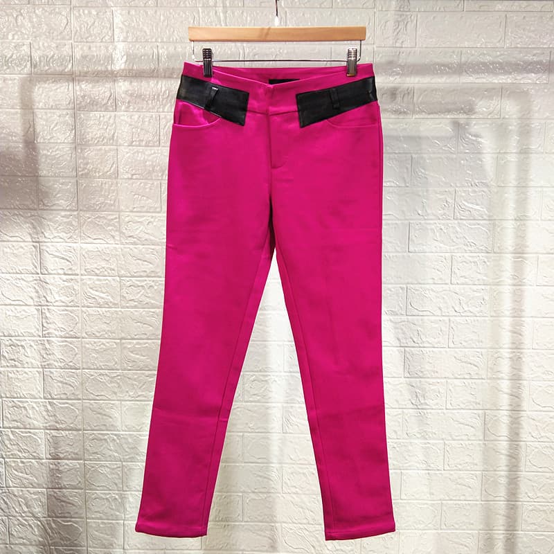 R RMEO/romântico um outono inverno calças casuais calças femininas algodão lápis calças Jeans grossas Commuter moda