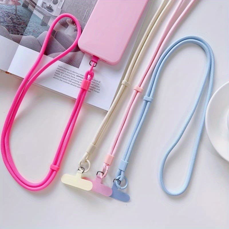 1Pc Universal Durável Longo Telefone Cordão Pescoço Cinta Crossbody Anti-Perdido Com Clipe De Caso De Para Esportes Ao A
