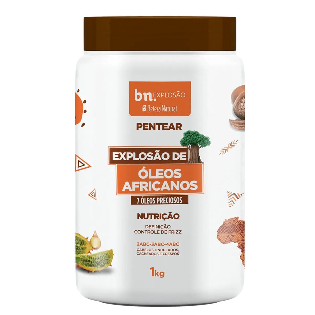 Beleza Natural Óleos Africanos - Creme de Pentear 1Kg