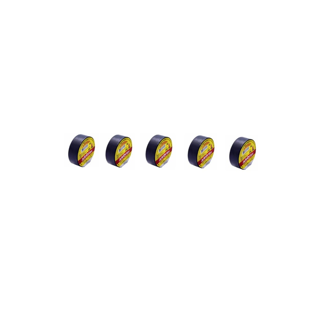 Kit 5 Fitas Isolantes Alta Resistência 19mmx10m Adelbras