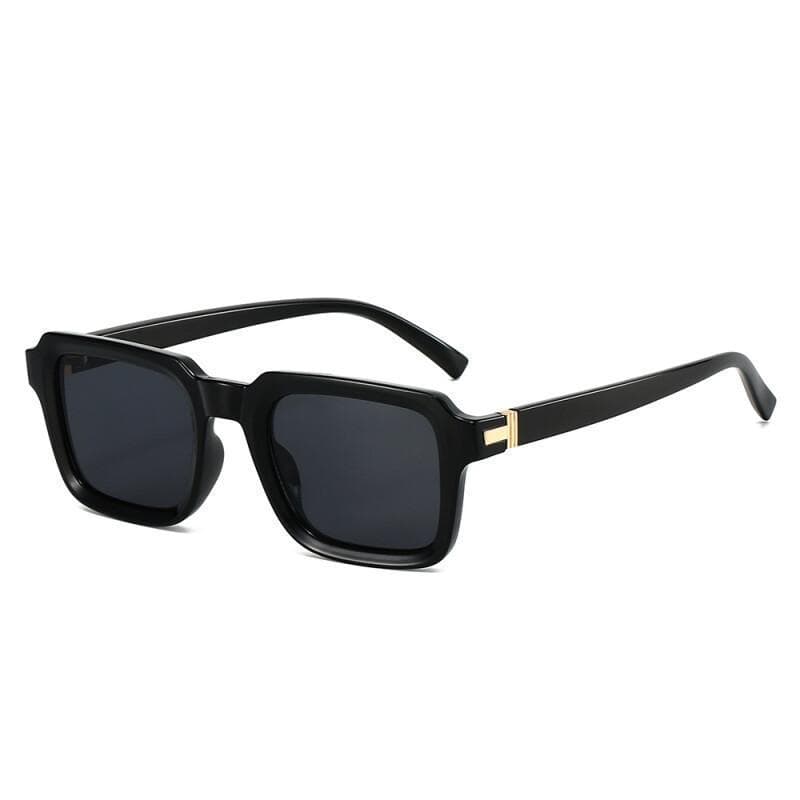 Óculos de Sol Clássicos e Elegantes com Armação Quadrada, Estilo Europeu e Americano, Simples, para Homens e Mulheres.