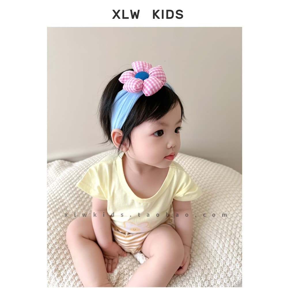 Ins flor bebê bandana europeu americano bebê elástico bandana náilon de abas largas princesa moda crianças Headwear aces