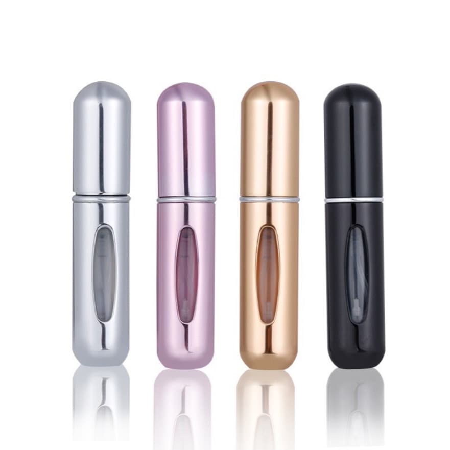 KIT 3 /6 /12 / 24  Pcs Porta Perfume Recarregavel Portatil Spray 5ml