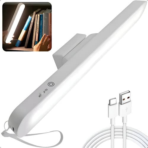 Lâmpada Led Magnética 3 Cores Dimerizável Escritório 30cm Branco-neutro Branco