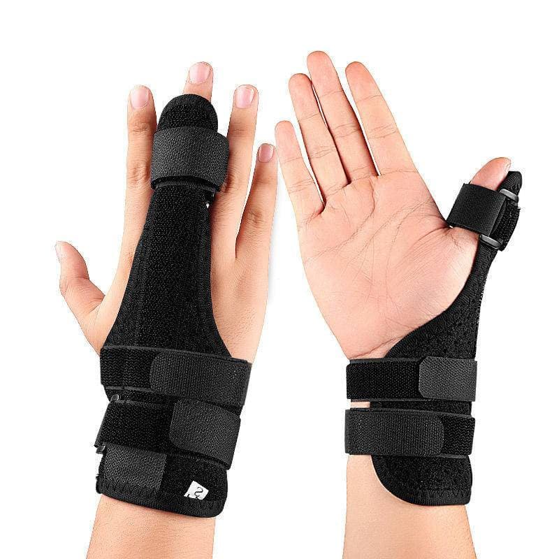 Suporte De Tala De Dedo Pinky Ring Metacarpals Médios Knuckles Ajustáveis De Alisamento De Mão Para Lesões No Do Gatilho