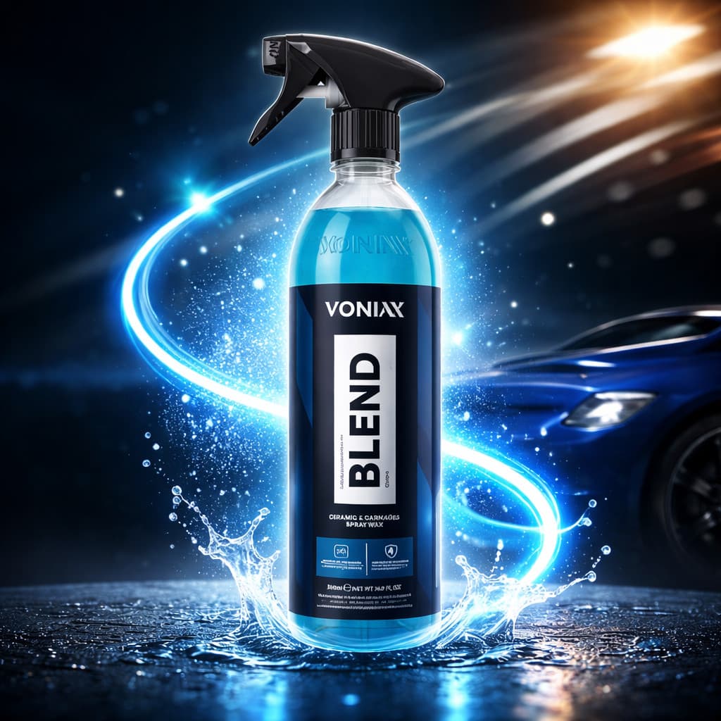 Cera Automotiva Vonixx Blend Spray 500ml – Cera de Carnaúba e SiO2 com Brilho Intenso
