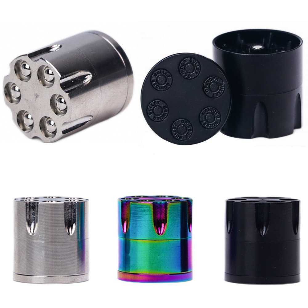 Moedor De Baunilha De Metal Em Forma De Bala De 30 Mm-Triturador De Especiarias Manual De 3 Camadas Ferramenta Compacta