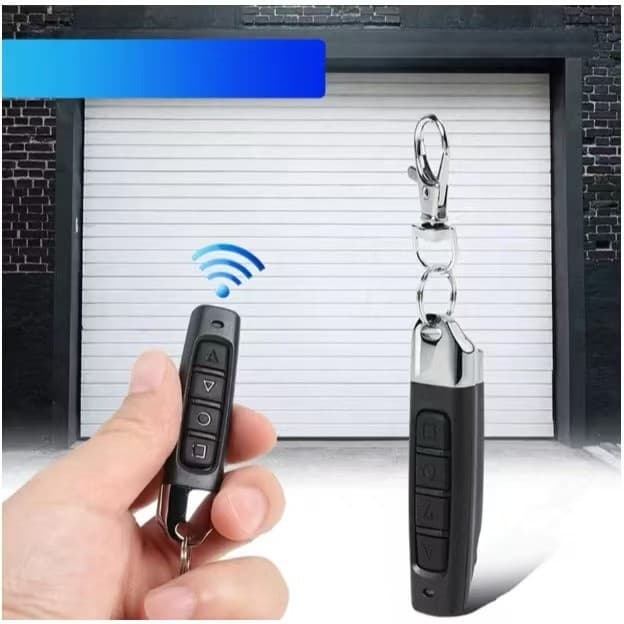 Controle de Portão Eletrônico universal fixed code remote Slim 433MHz 4 em 1 ncb-9004