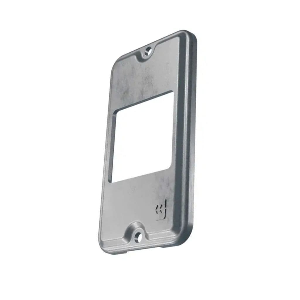 Tampa Condulete 2 Postos Juntos Aluminio 1/2-3/4 S/pintura S