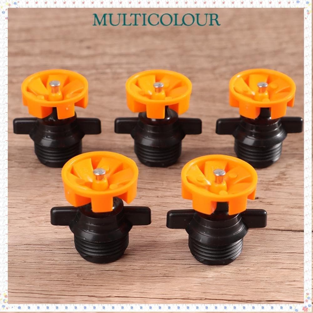 Sistema De Rega Multicolor 10PCS , Aspersor De Rotação De Plástico De Irrigação , 360 ° Giratória