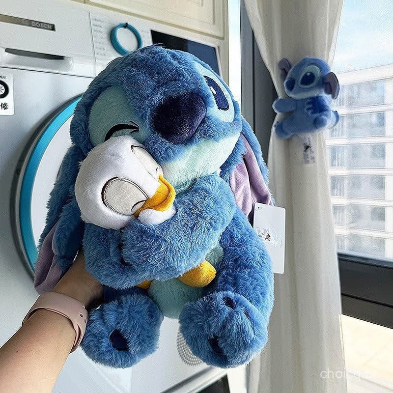 40cm Lilo & Stitch Brinquedos de pelúcia Boneca Donald Duck Boneca Dos Desenhos Animados Casal Dormir Travesseiro Macio