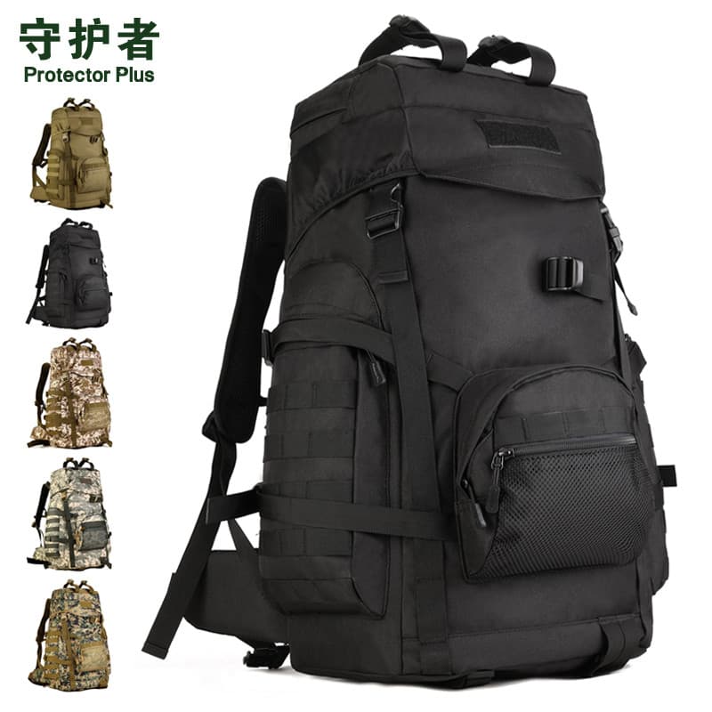 Ao ar livre grande capacidade camuflagem mochila mochila masculino saco de ataque de pesca caminhadas acampamento caminh