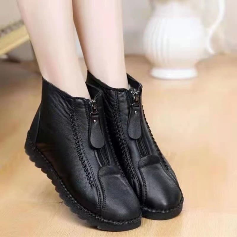 Plus Size Botas Femininas Neve De Pelúcia Sapatos Femininos Plataforma Para Mulheres Moda Manter Quente Planas Novas Muj