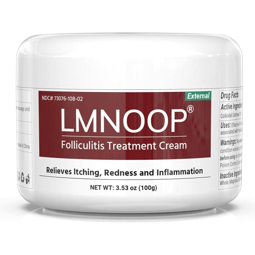 Creme para Tratamento de Foliculite, Alívio Rápido para Couro Cabeludo, Rosto e Corpo, Alivia Coceira, Vermelhidão e Inf