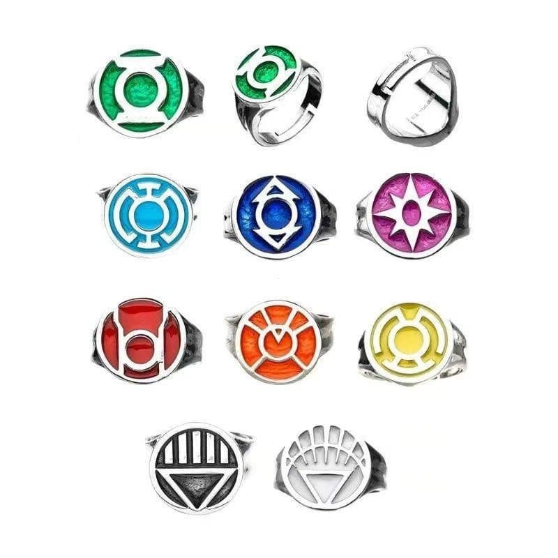 < Avengers > Anel Lanterna Verde cos Mercadoria Marvel Filme Sci-Fi Fan Man Dominador ins Anel