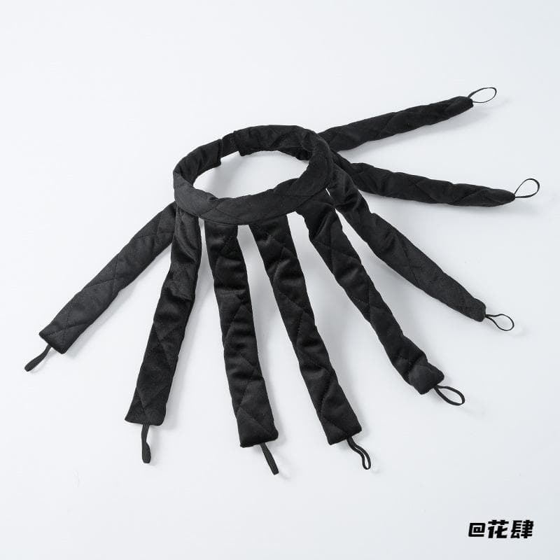 Polvo curling ferramenta útil lula curling ferro polvo sem calor curling ferro flanela novo estilo tubo de óleo Blogger