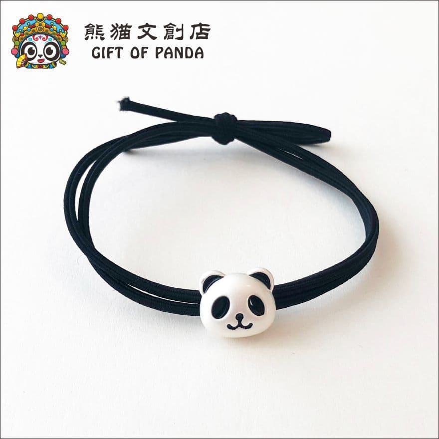 Bonito Panda bandana anel de cabelo faixa de couro estilo japonês laço de cabelo acessórios de cabelo estilo coreano elá