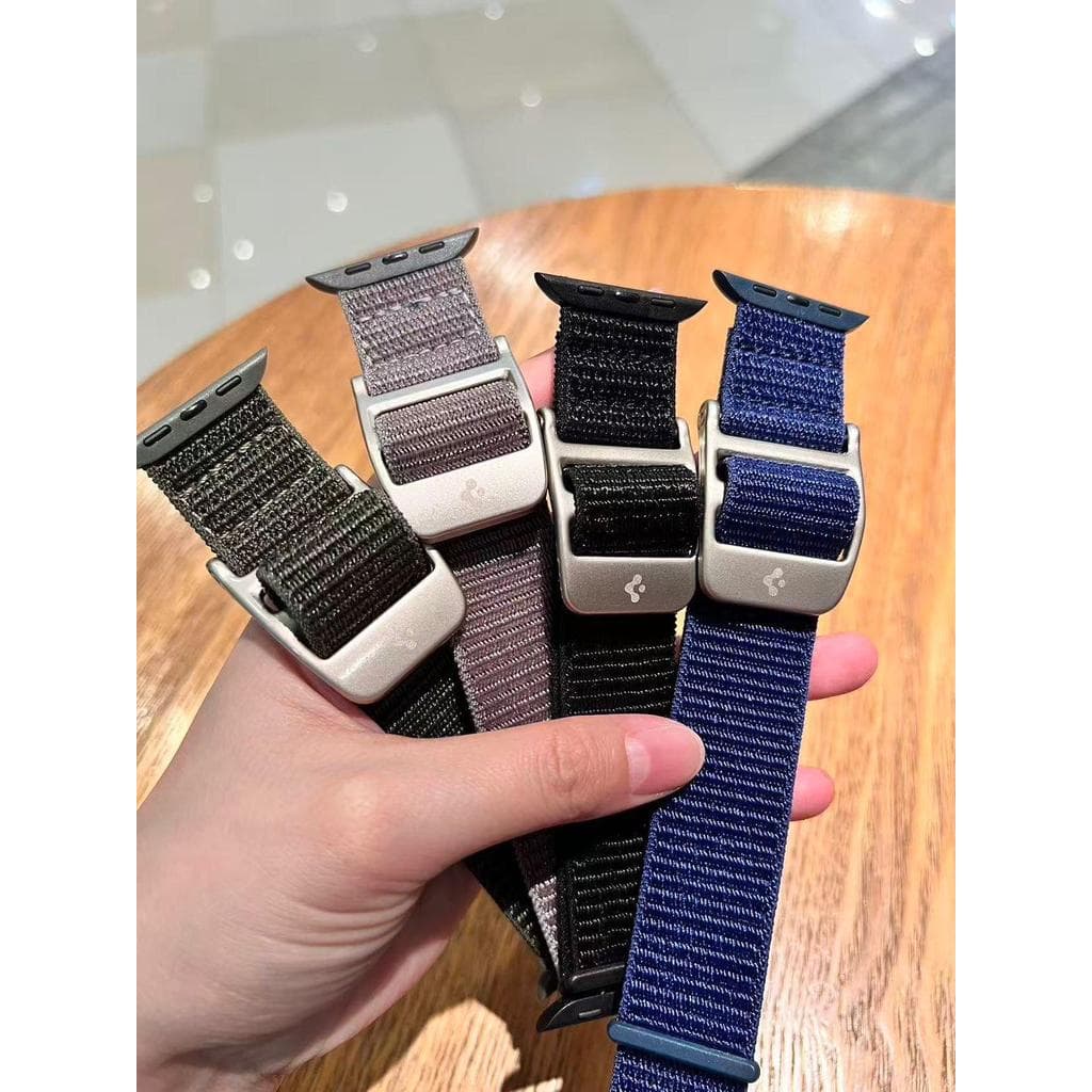 Pulseira Nylon Premium com Fivela Metálica para Smartwatch 38/40/41/42/44/45/46/49mm | Ajuste Seguro e Estilo Esportivo