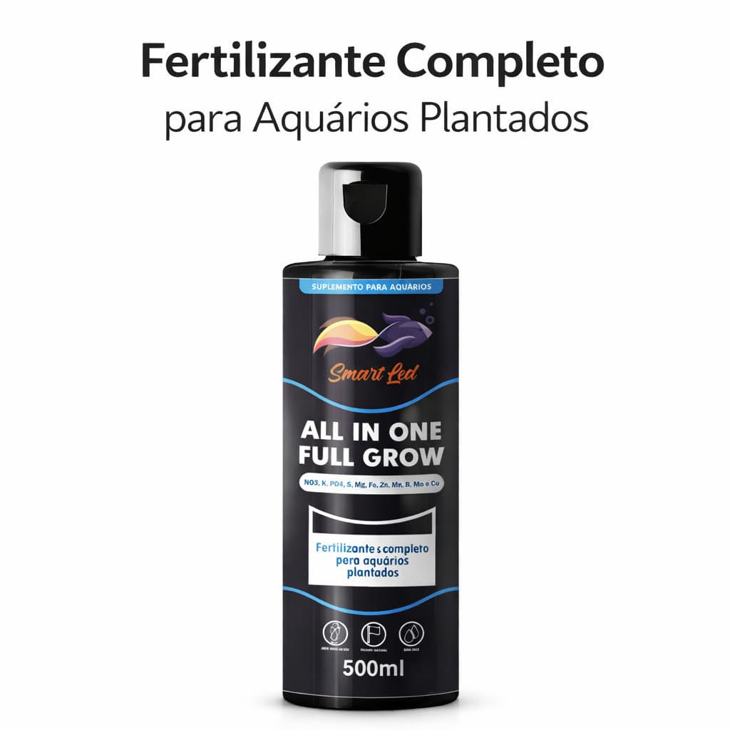 Fertilizante para Aquário Plantado 500ml All In One Completo