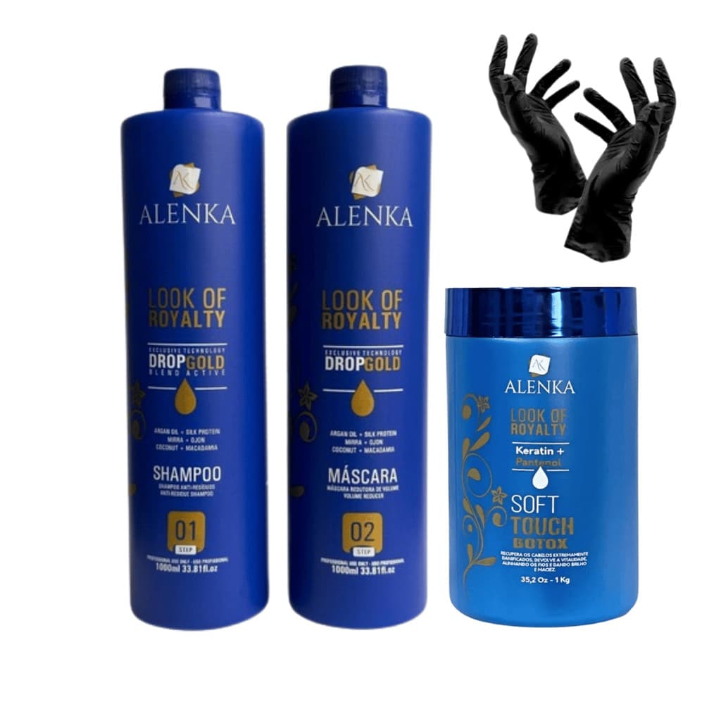 Kit Progressiva + B-tox Alenka Look - Orgânico - 2x1l + 1kg