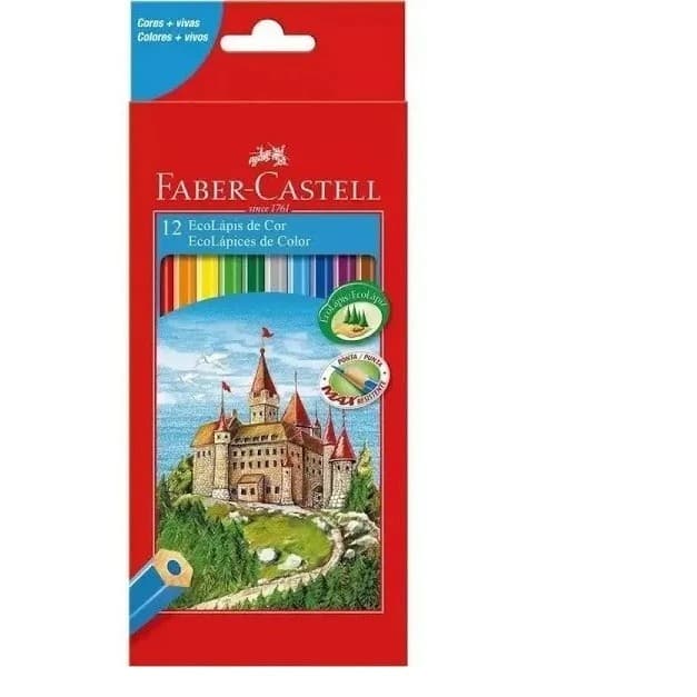 Lapis De Cor 12 Cores Faber Castell