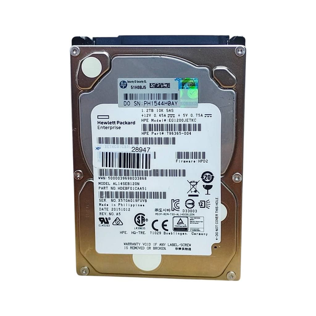 Hd Ibm 1.8tb 10k Sas 12g 2.5 Fru 01nn116 Al15seb18ep