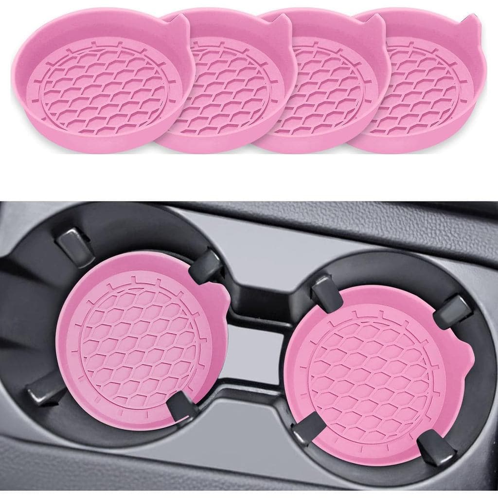 Porta-copos para Carro, Suporte Universal de Silicone com Caixa Elegante, Porta-copos Antiderrapantes para Carro, Acessó