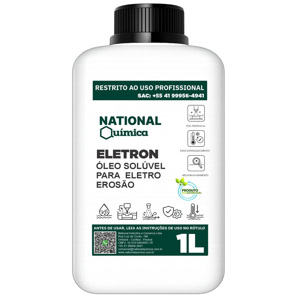 Óleo Solúvel para Eletroerosão 1 L Eletron National Química