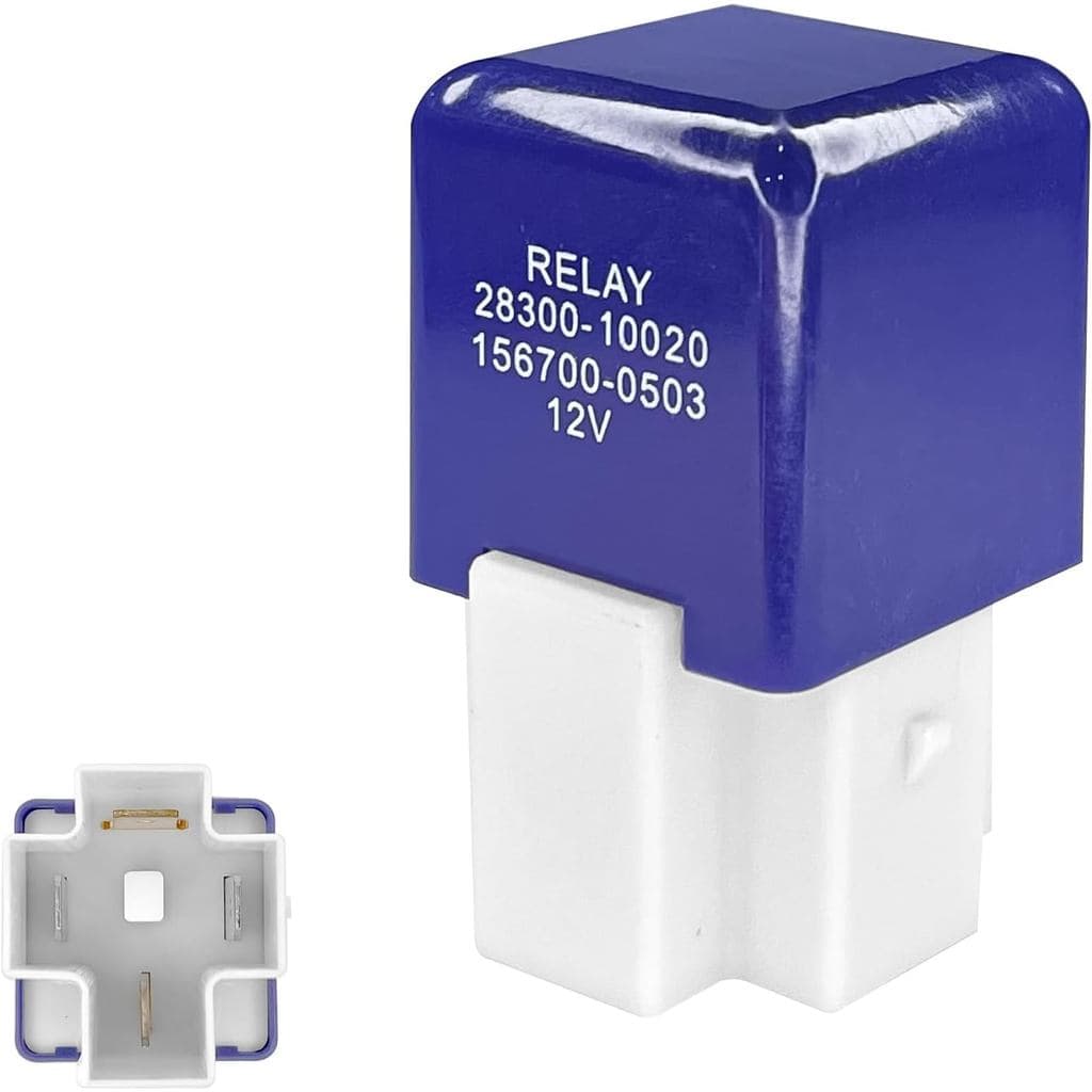 Relé de Partida 28300-10020 para Toyota, 12V 4 Pinos, Conjunto de Relé Automotivo à Prova d'Água, Substituição 156700-05