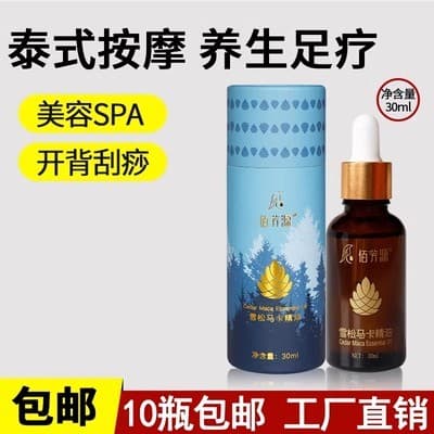 Cedro Maca óleo essencial massagem corpo inteiro spa pé banho loja dedicado Gua Sha massagem óleo chupeta conta-gotas ól