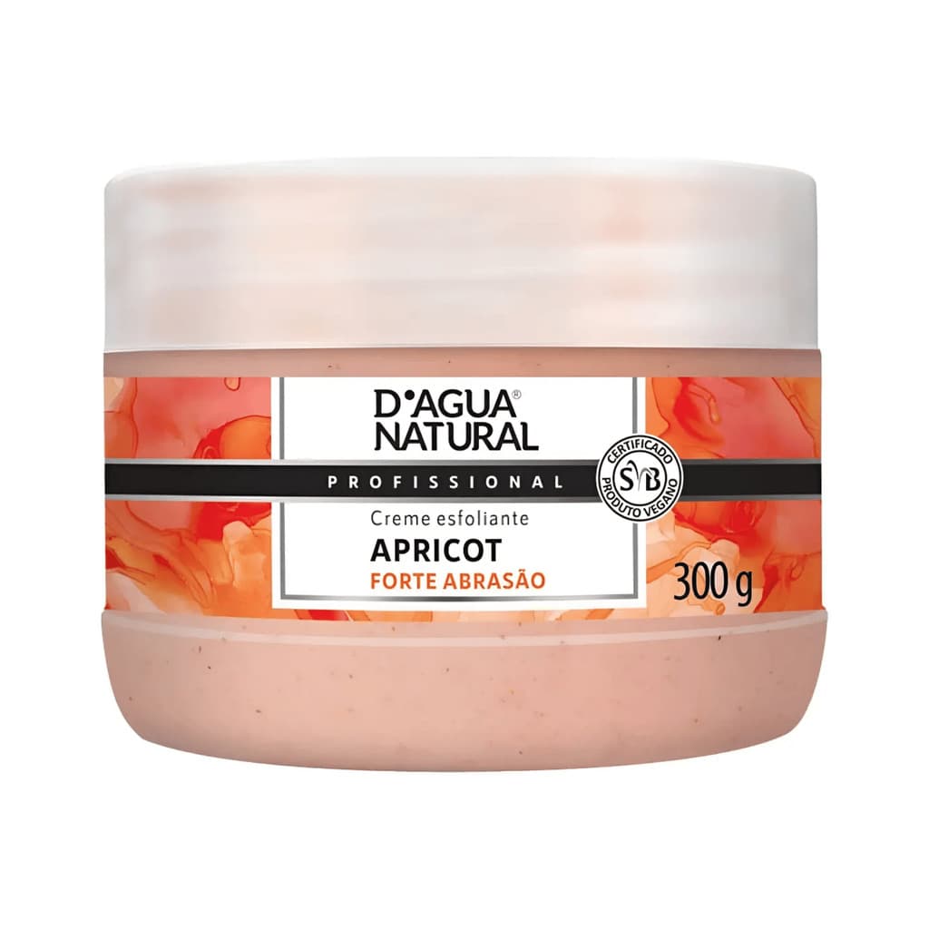Dagua Natural Apricot Forte Abrasão Profissional Creme Esfoliante Contém 300g