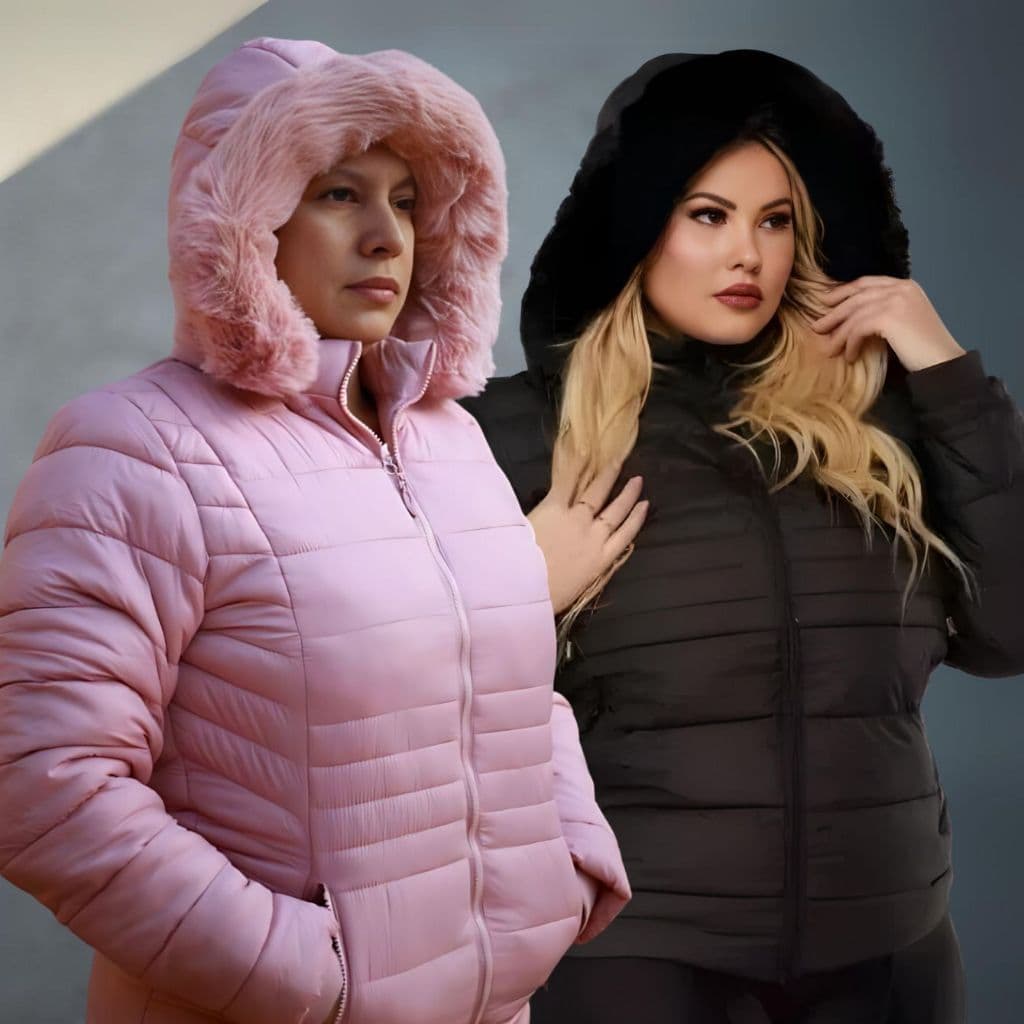 Jaqueta Feminina Plus Size Jaqueta Puffer Feminino Blusa de Frio Plus Size Bobojaco Feminino Plus Size Jaqueta Plus Size