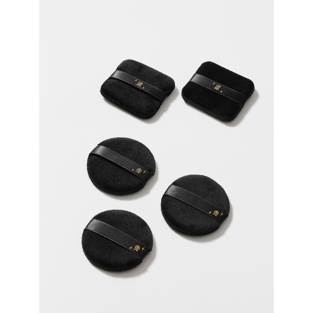 Estrela bolso dupla face reunindo puff versão enegrecido pó forte Pick-up sem forro NARS CT substituição puff * 5 peças