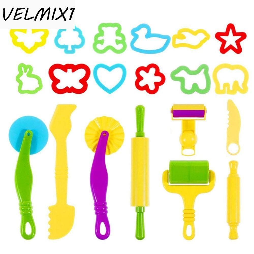 Ferramenta De Modelo De Massa De Jogo VELMIX1 , Ferramentas De Plasticina 3D 3D De Brinquedos De Argila , Conjunto De Pl